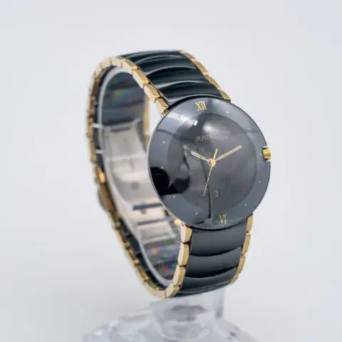 129.0300.3 שעון ראדו קרמיקה יוניקס | דגם יד 2 מסדרת קופל | רצועה משולבת זהב | כולל אחריות כרטיסים וקופסא | Rado Coupole Sterile Diastar 129.0300.3 Ceramic