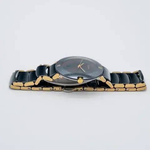 129.0300.3 שעון ראדו קרמיקה יוניקס | דגם יד 2 מסדרת קופל | רצועה משולבת זהב | כולל אחריות כרטיסים וקופסא | Rado Coupole Sterile Diastar 129.0300.3 Ceramic