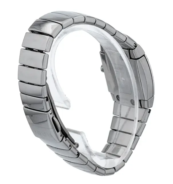 153.0578.3.071 שעון ראדו סינטרה לנשים יד 2 | דגם מיני משובץ 44 יהלומים | קרמיקה כסופה בלוח שחור | שנה אחריות כולל קופסא וכרטיסים | Pre-Owned Rado Sintra 153.0578.3.071 available to buy