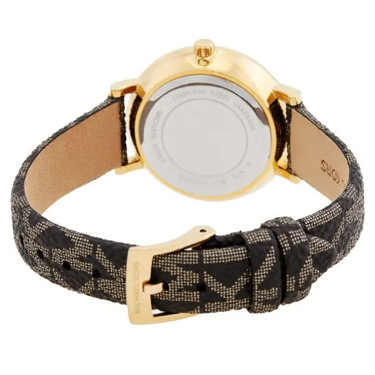 MKO9001SET שעון מייקל קורס לאישה | מארז מיוחד הכולל צמיד ועגילים תואמים | רצועת עור ממותגת |באזל משובץ אבנים | מלאי מוגבל | שנתיים אחריות | Michael Kors MKO9001SET Addyson Gift Set