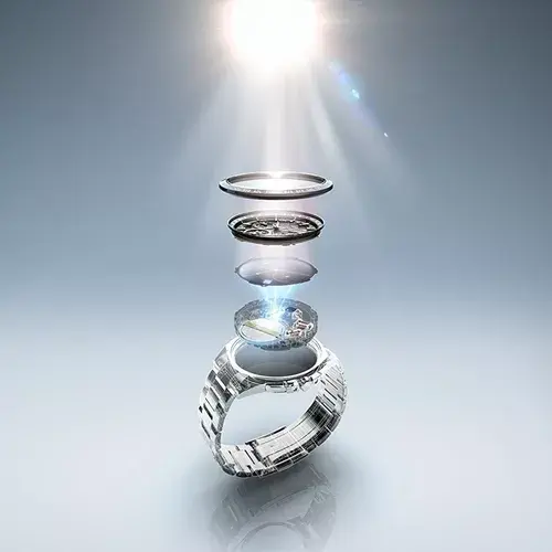 BM7536-53X שעון חדש של סיטיזן לגברים | דגם אקו דרייב סולארי ברצועת פלדה משולבת זהב רוז | לוח חום מיוחד | שנתיים אחריות | Peyten Brown Dial Stainless Steel Bracelet BM7536-53X