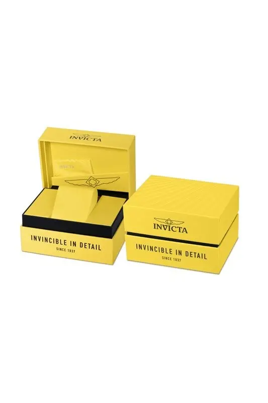 48368 שעון ספורטיבי דיגיטלי אנלוגי של אינווקטה לגבר | לוח כתום מיוחד ברצועת סיליקון | שעון מעורר - תאורה - 2 שעוני זמן ועוד | שנתיים אחריות | Invicta Men';s Pro Diver 46mm Digital Chronograph 48368