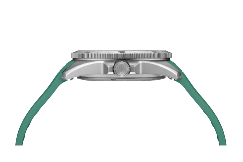 C047.452.17.081.00 שעון סרטינה חדש יבואן רשמי לגברים מסדרת די אס אקס | רצועת ספורט ירוקה | מנגנון אנטי שוק | 5 שנים אחריות | CERTINA watch Quartz 316L stainless steel C0474521708100 DS-X GMT Quartz