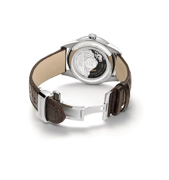 C029.807.16.031.60 שעון יוקרתי של סרטינה לגברים | דגם אוטומטי במהדורה מיוחדת להימליה | לוח משולב זהב רוז | גב אחורי שקוף ומיוחד | 5 שנים אחריות | Certina Powermatic 80 Himalaya Special C0298071603160