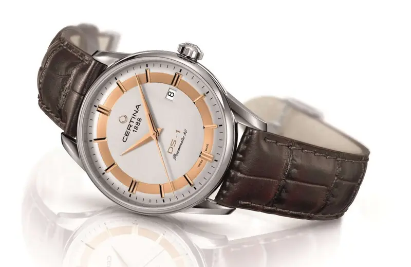 C029.807.16.031.60 שעון יוקרתי של סרטינה לגברים | דגם אוטומטי במהדורה מיוחדת להימליה | לוח משולב זהב רוז | גב אחורי שקוף ומיוחד | 5 שנים אחריות | Certina Powermatic 80 Himalaya Special C0298071603160