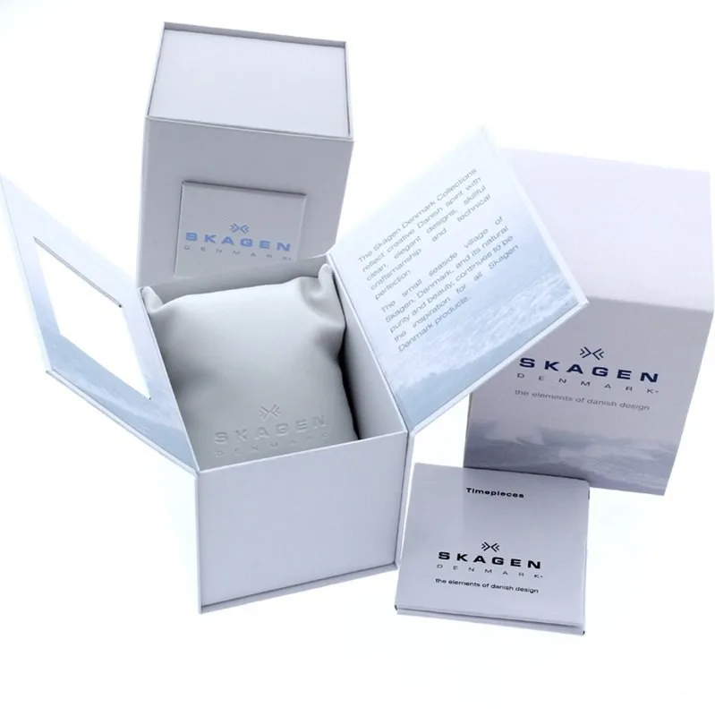 SKW2673 שעון יד סקאגן דנמרק לנשים | שעון אופנתי בלוח שיש מיוחד | רצועת רשת כולל שנתיים אחריות יבואן רשמי | Skagen SKW2673 Women';s Analogue Quartz Watch