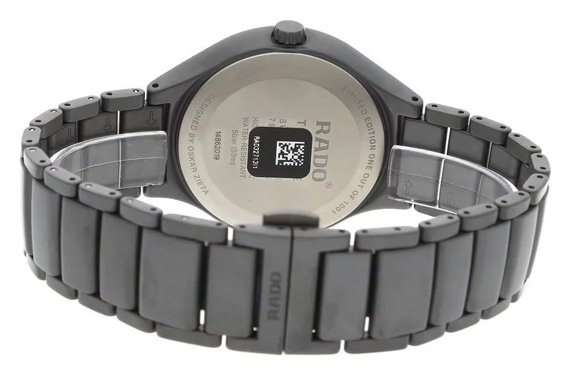 R-02363011 שעון ראדו יבואן רשמי לגבר | דגם מהדורה מוגבלת רק 1001 יחי בעולם | שעון מסדרת טרו פייס קרמי בעיצוב הארכיטקט אוסקר זיאטה | 5 שנים אחריות Rado True Face Limited Edition Sapphire Watch R2723611