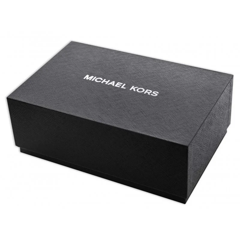 MK1060SET שעון מייקל קורס יבואן רשמי לגברים | דגם לגברים במארז מתנה כולל ארנק | לוח כחול פסים עם שנתיים אחריות פלאנט | Michael Kors MK1060SET Mens Slim Runway Watch