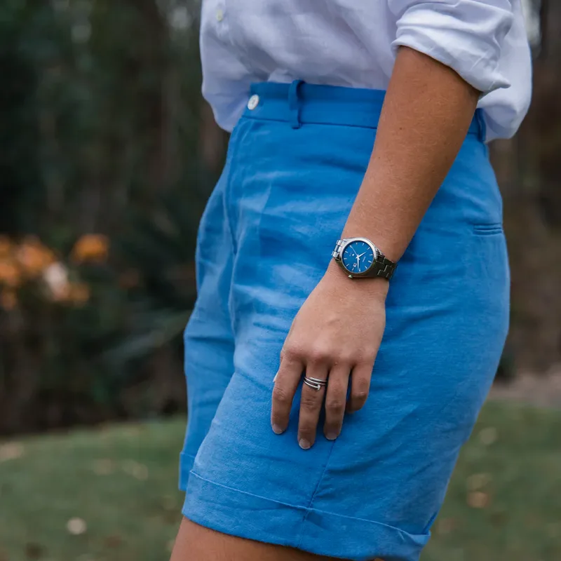 R-60273096 | R32027962 שעון יוקרתי ומיוחד של ראדו לאישה | דגם קרמיקה פלאזמה מסדרת הייפרכרום בלוח כחול פנינה משובץ מהדורה מוגבלת 996 יחי בעולם 5 שנים אחריות יבואן רשמי Ash Barty II Limited Edition