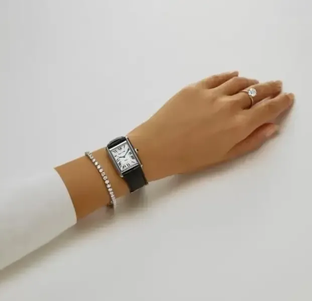 MLB.614.111 שען מרי לה בל אלגנטי לנשים| דגם חדש ברצועת עור שחורה | זכוכית ספיר ומנגנון שווצרי | לוח רומי עם שנתיים אחריות | Marie La Belle Watch – stylish women’s watch MLB.614.111