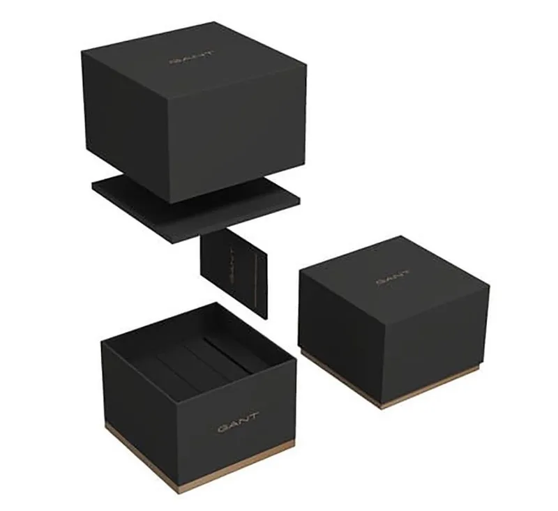 G171014 שעון גאנט לאישה יבואן רשמי | דגם 36 מ';';מ בלוח ירוק מיוחד | שעון עמיד למים | מחוגים זהב למראה יוקרתי | שנתיים אחריות | Ladies Watch GANT Sussex Stainless Steel Bracelet G171014