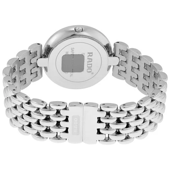 R-37924010 שעון ראדו יד 2 לאישה מסדרת פלורנס | 35 מ';';מ הגודל הכי גדול | לוח כסוף | שעון כמו חדש כולל אחריות כל הכרטיסים וקופסא | Rado Florence Steel R48792103 Watch