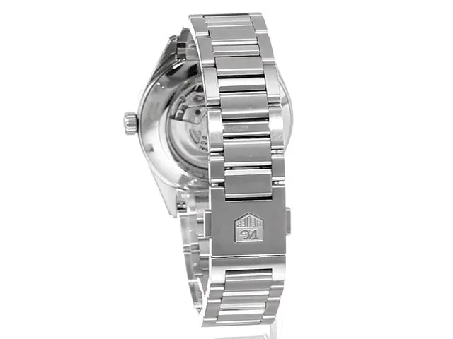 WAR211C.BA0782 שעון טאג הויאר אוטומטי לגברים מסדרת קררה היוקרתית | שעון יד 2 שמור מאד | לוח אפור סאנריי מיוחד | אחריות קופסא וספרים | גב אחורי שקוף | קליבר 5 המוצלח | TAG Heuer WAR211C.BA0782