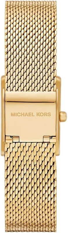 MK4959 מייקל קורס שעון לאישה | דגם זהב חדש מרובע | רצועת רשת אופנתית | 100% מקורי | שנתיים אחריות | מלאי מוגבל | Michael Kors Georgie Women';s Watch MK4959