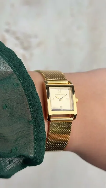 MK4959 מייקל קורס שעון לאישה | דגם זהב חדש מרובע | רצועת רשת אופנתית | 100% מקורי | שנתיים אחריות | מלאי מוגבל | Michael Kors Georgie Women';s Watch MK4959