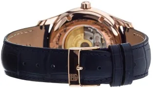FC-303NN6B4 שעון פרדריק קונסטנט אוטומטי לגברים | רצועת עור כחולה דגם רוז גולד | חלון אחרי שקוף | אינדקס ומחוגים זרחניים | אחריות יבואן רשמי | Frederique Constant Classics Index Automatic FC-303NN6B4