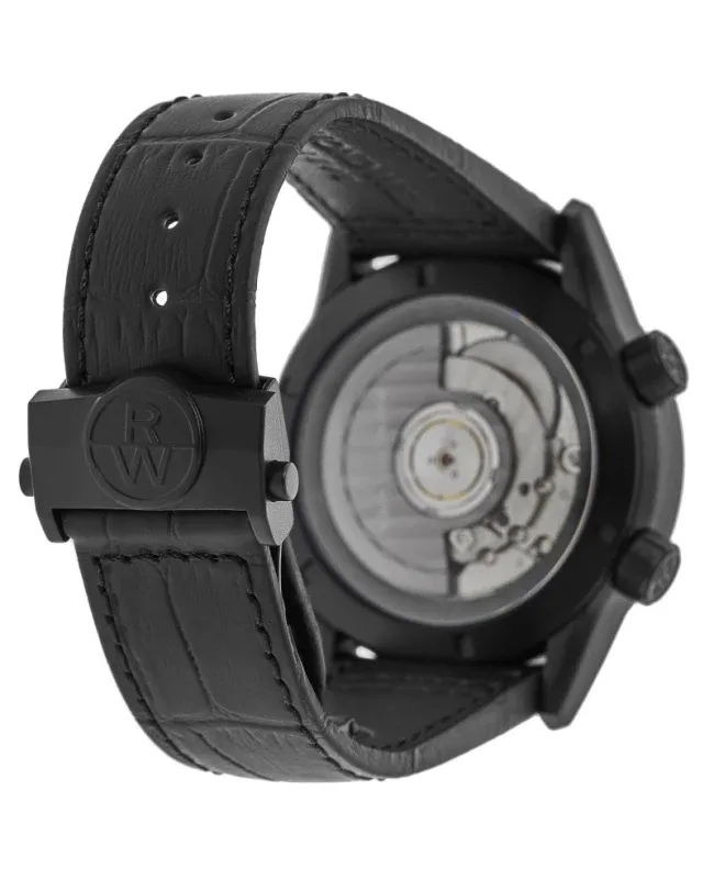 2765-BKC-20001 שעון חדש של ריימונד ווייל לגברים | דגם GMT אוטומטי וורלד טיימר | רצועת עור כולל שנתיים אחריות יבואן רשמי | Frelancer GMT Automatic Black Dial Men';s Watch 2765-BKC-20001 by Raymond We