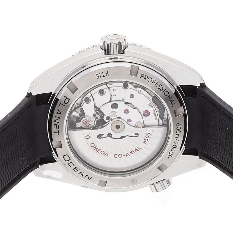 שעון יד אומגה פלאנט אושן יד שנייה | שנה אחריות | שעון יוקרה לגבר יד 2 במצב מעולה | סט מלא | 600 Seamaster Planet Ocean 600M OMEGA Co-Axial 45.5 mm