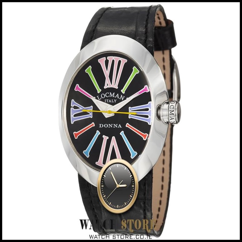 שעון יד לוקמן לנשים | שעון יוקרתי חדש חדש נמכר מתצוגה כיד 2 | שעון מגיע כסט עם 2 רצועות להחלפה | קולקציית שעונים מיוחדת | לוקמן איטליה | שנה אחריות | Locman Glamour Donna Women';s Quartz Watch 410