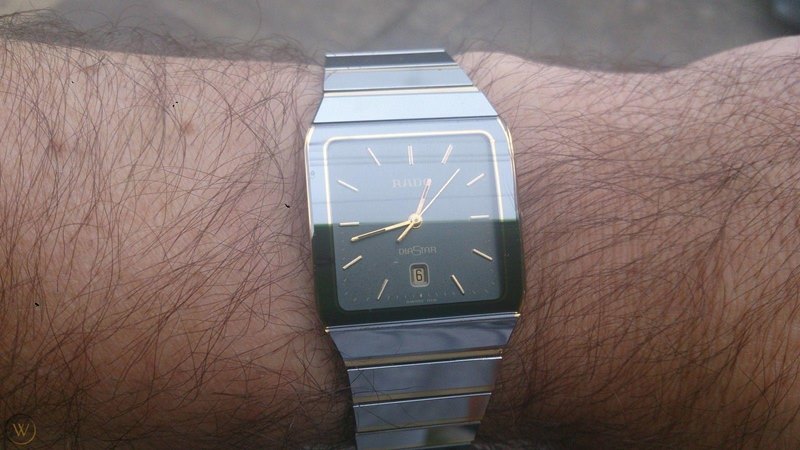 שעון ראדו מיוחד ונדיר מסדרת אנטום | דגם יוניסקס במצב מעולה | דגם קרמיקה משולב פסי זהב | שנה אחריות | חנות שעונים בראשון לציון | Rado Diastar Anatom 129.0266.3