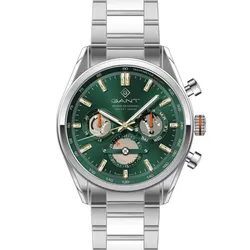 G1311104 שעון מיוחד של גאנט לגברים | דגם כרונוגרף בלוח ירוק שקוף | שנתיים אחריות | מלאי מוגבל | Shop Men's Gant Watches Watches Silver Watches & Gold Watches G1311104
