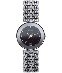 R48792153 ראדו פלורנס יד 2 לאישה | דגם 32 מ''מ לוח שחור | שמור מאד כולל כל הכרטיסים וקופסא | Flourence Black Dial Stainless Steel Ladies Watch R48792153 by Rado